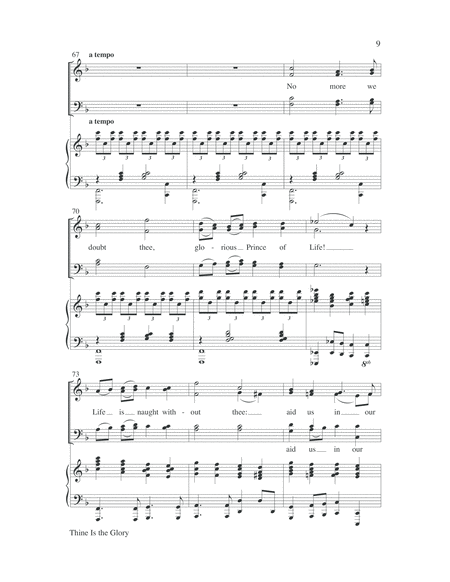 Thine Is the Glory-SATB-Digital Download image number null