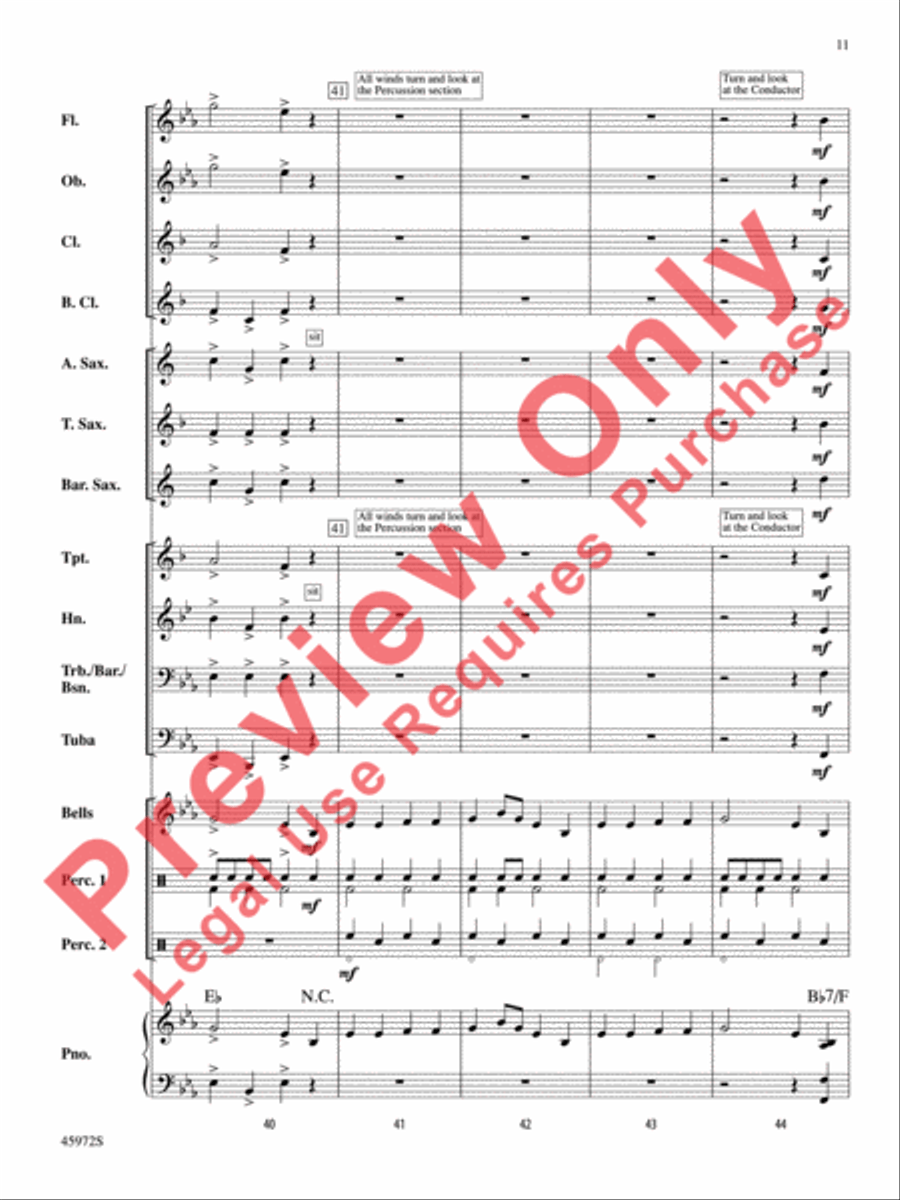 Pop Goes the Band Pop Goes the Band Concert Band scores gallery preview page 12