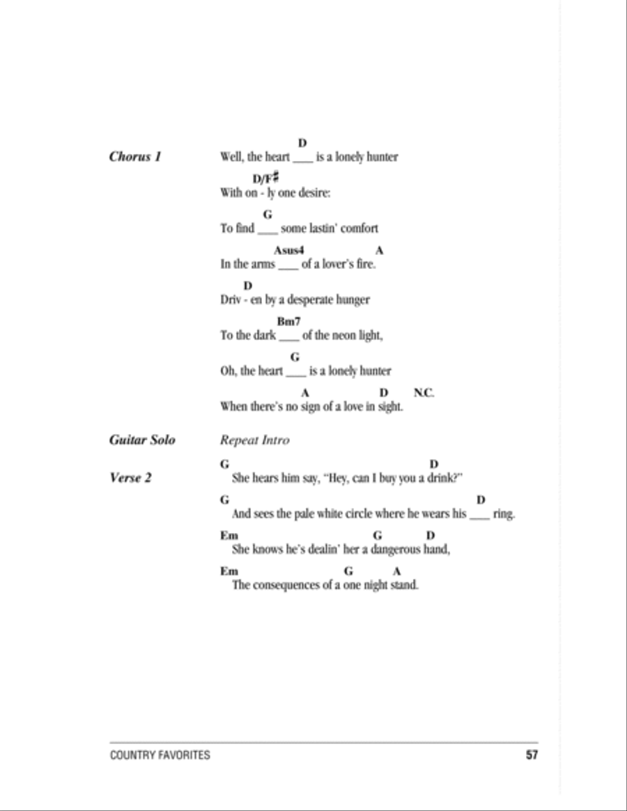 The Heart Is A Lonely Hunter Acoustic Guitar scores gallery preview page 2