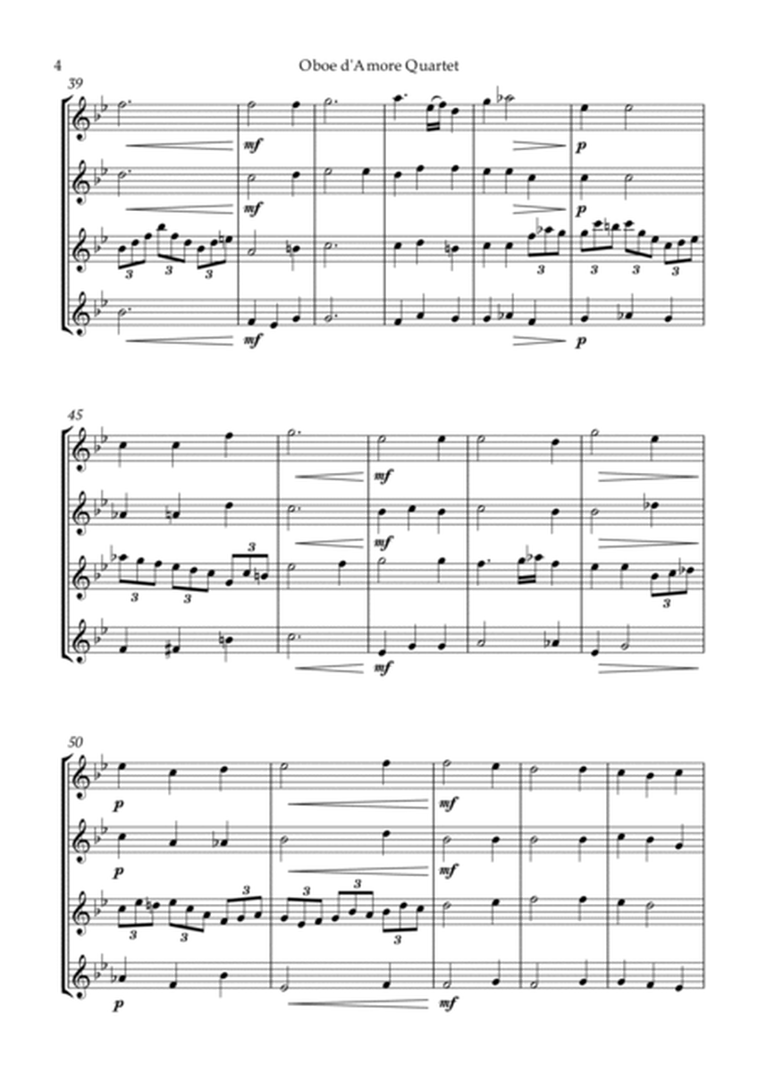 Bach Jesu, joy of man's desiring for Oboe d'Amore Quartet image number null