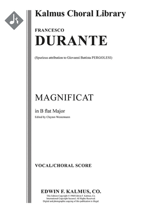 Magnificat in B-flat [Spurious attribution to Pergolesi]