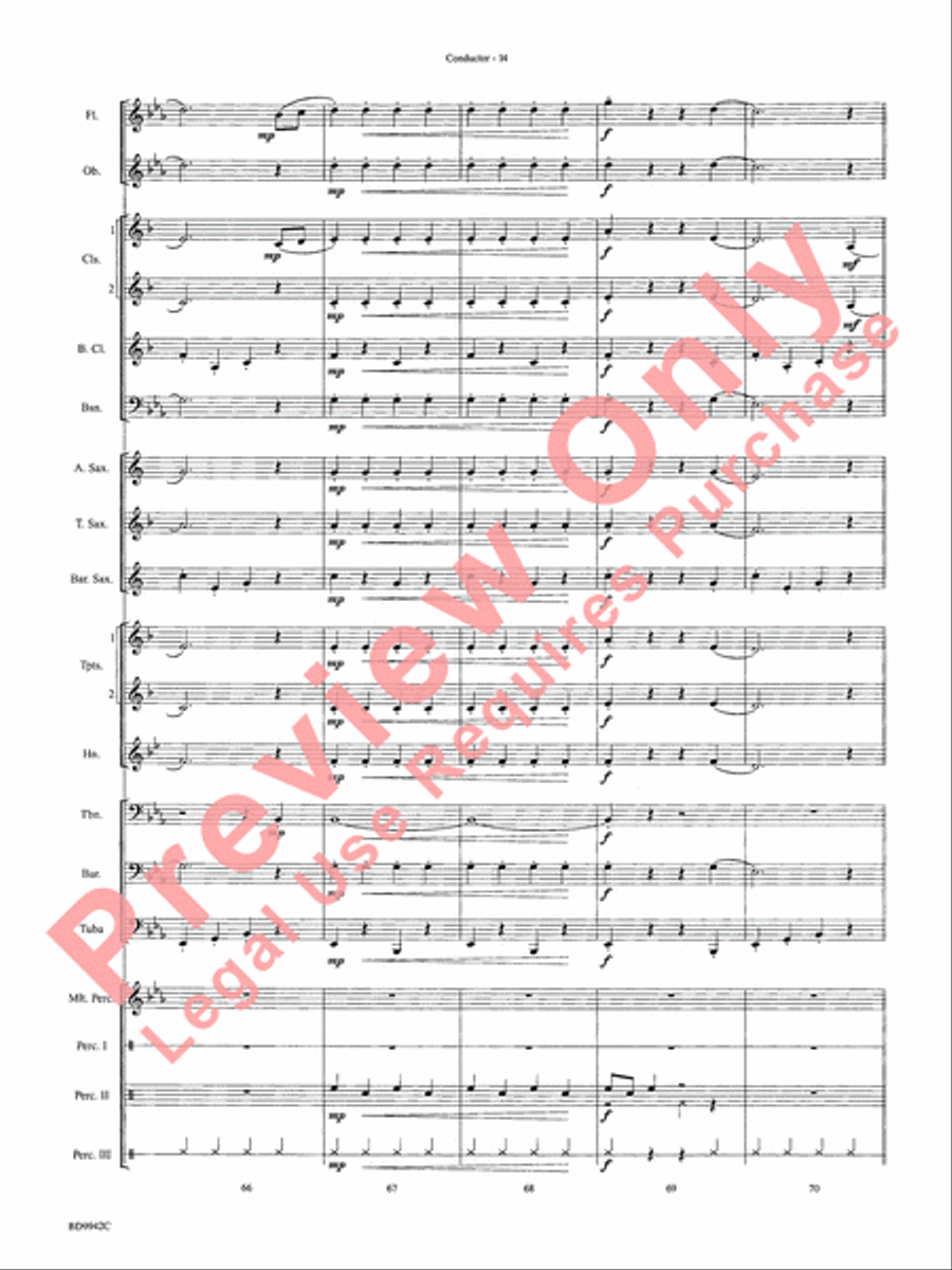 Sleigh Ride Sleigh Ride Concert Band scores gallery preview page 17