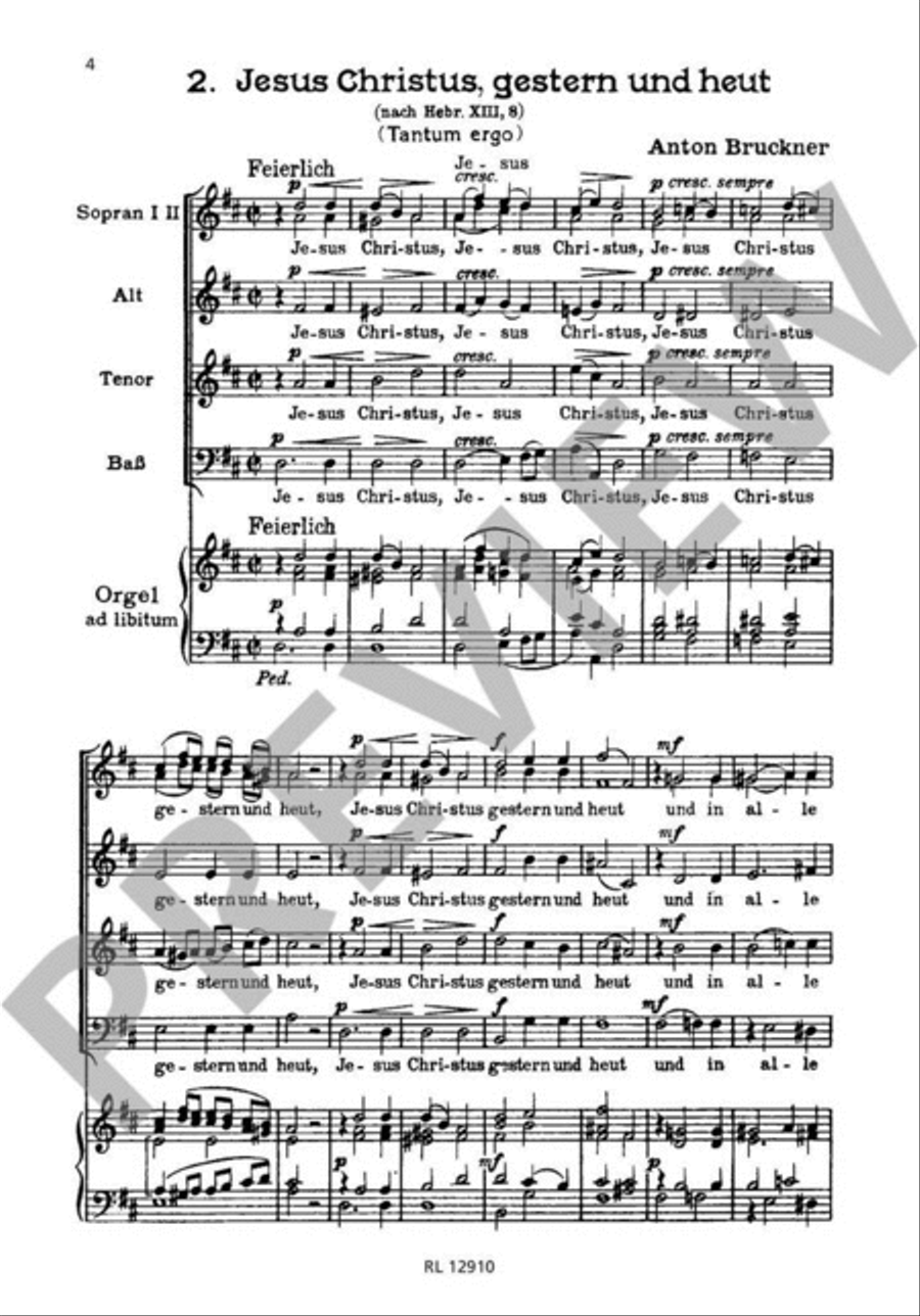 Geistliche Gesänge Heft 1 4-Part scores gallery preview page 2