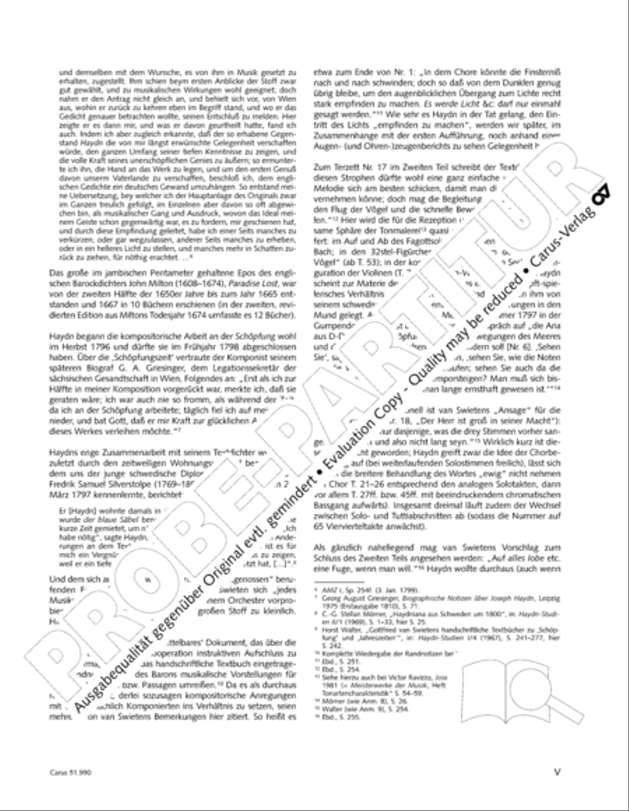 The Creation (Die Schopfung) 4-Part scores gallery preview page 6
