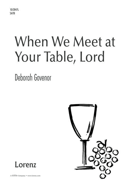 When We Meet At Your Table, Lord