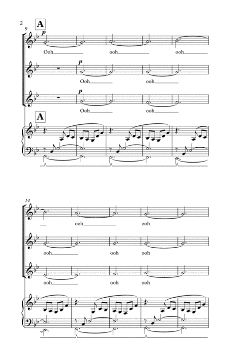 Lully, Lullay - The Coventry Carol SSA scores gallery preview page 2