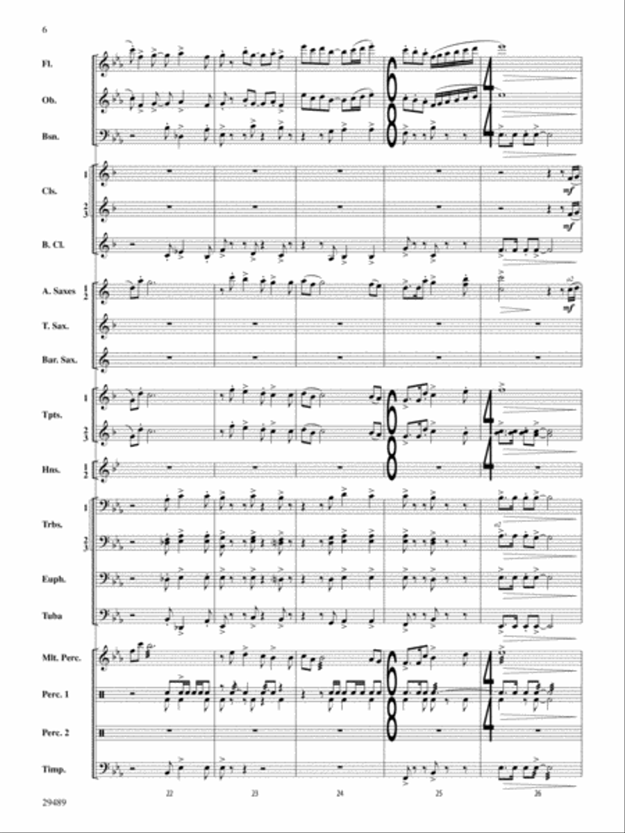 Superior Tradition: Score Concert Band scores gallery preview page 6