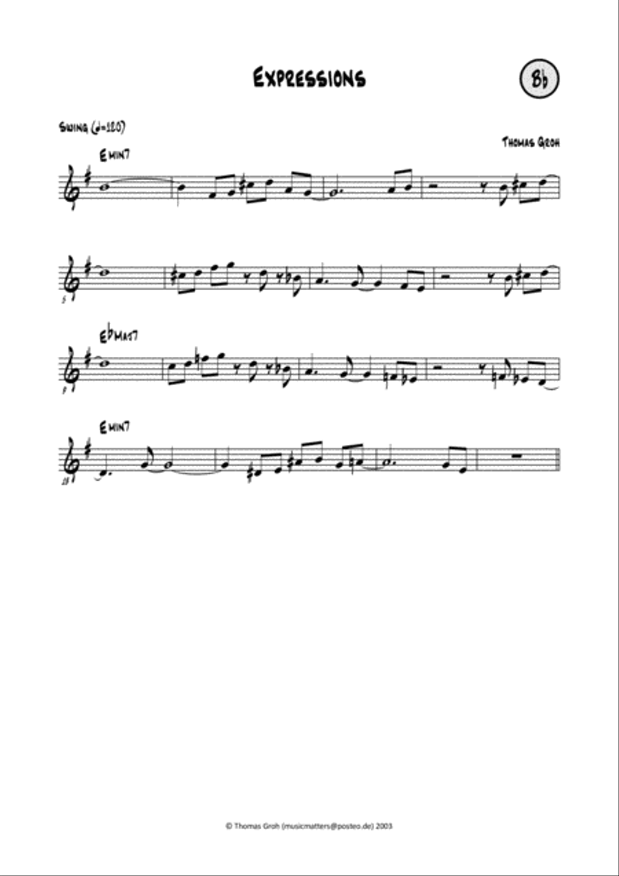 Expressions Expressions Piano scores gallery preview page 3