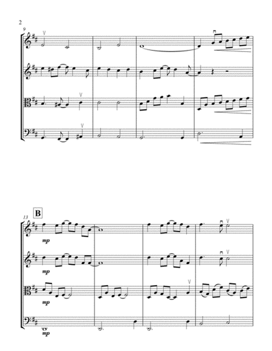 A Whole New World for String Quartet - Score and Parts