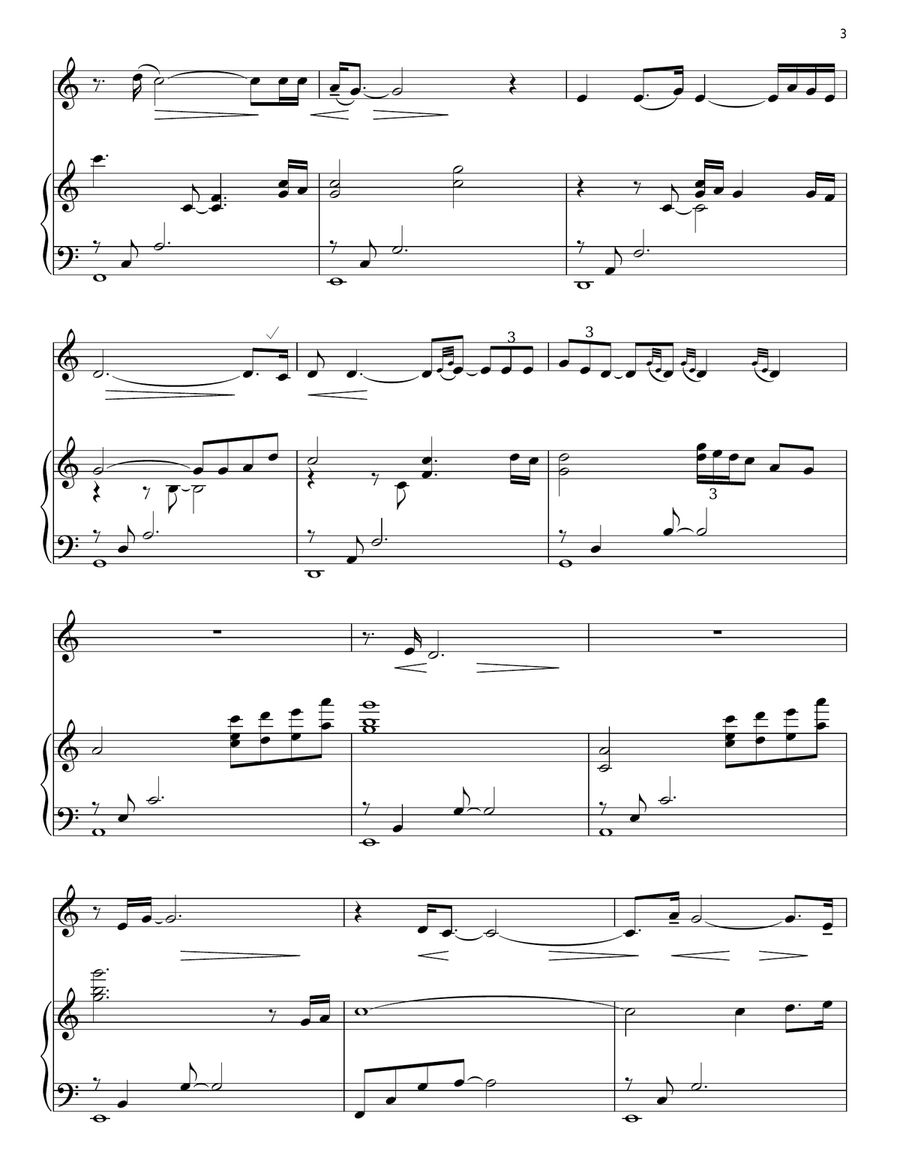 Serenada Serenada Piano Solo scores gallery preview page 3