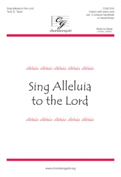 Sing Alleluia to the Lord image number null