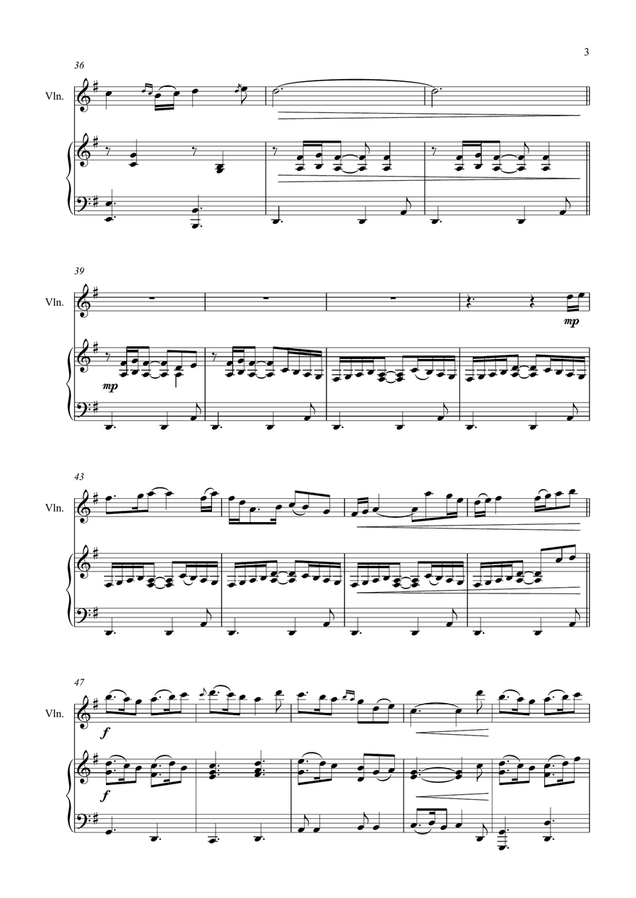 Lough Erin Shore - Violin and Piano Violin Solo scores gallery preview page 4