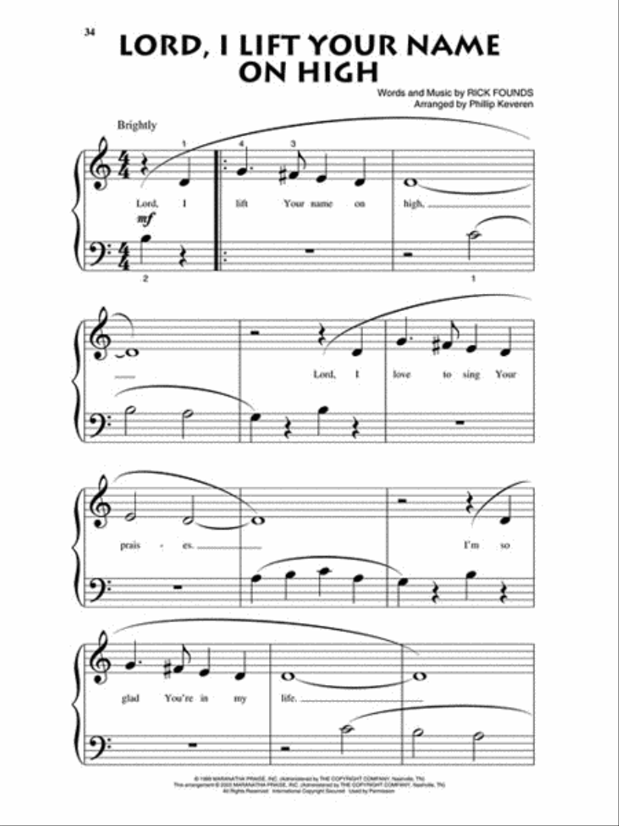 Awesome God Piano Solo scores gallery preview page 3