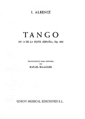 Book cover for Albeniz Tango (espana) (balaguer) Guitar