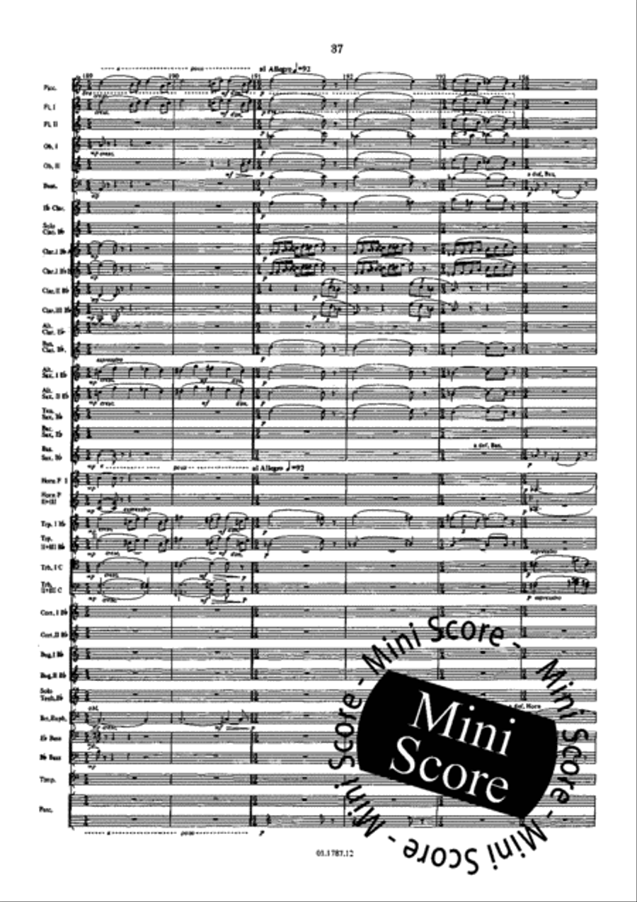 Symphonie de l'Eau Concert Band scores gallery preview page 41