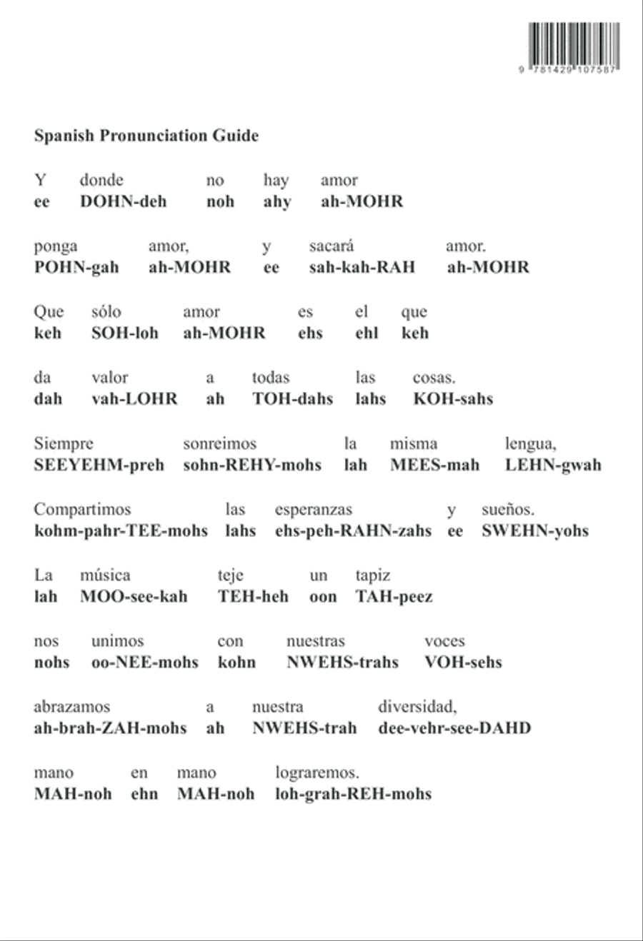 We All Smile in the Same Language 4-Part scores gallery preview page 16