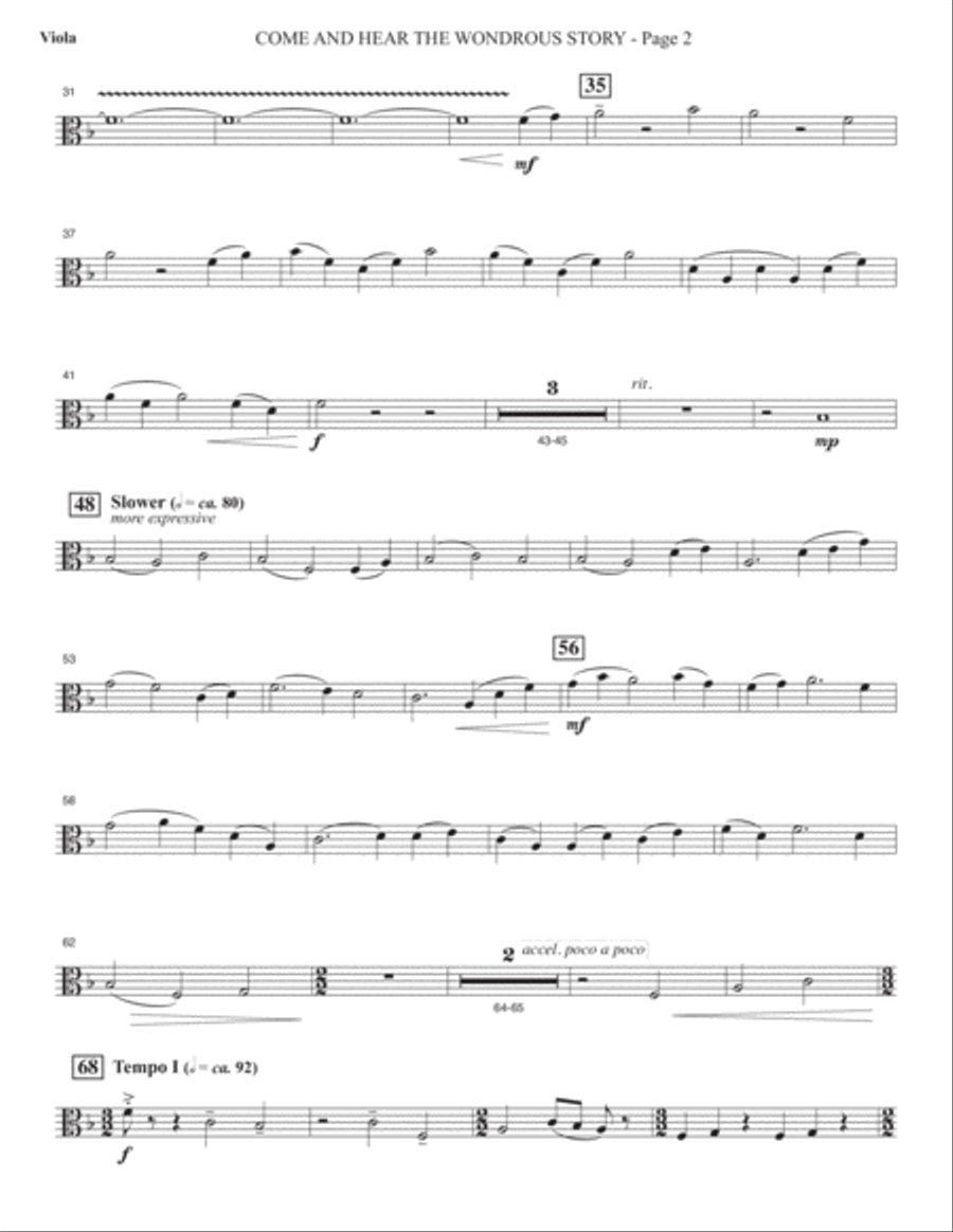 Sacred Places - Viola Choir scores gallery preview page 6