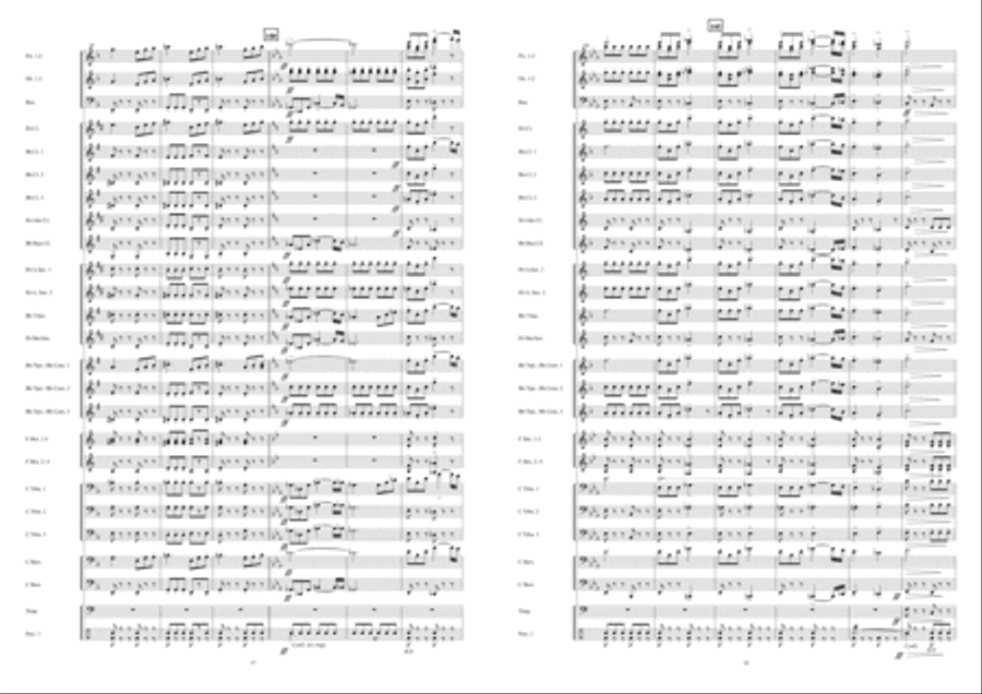 Hail Nero - Triumphal March (From Quo Vadis) Brass Band scores gallery preview page 10