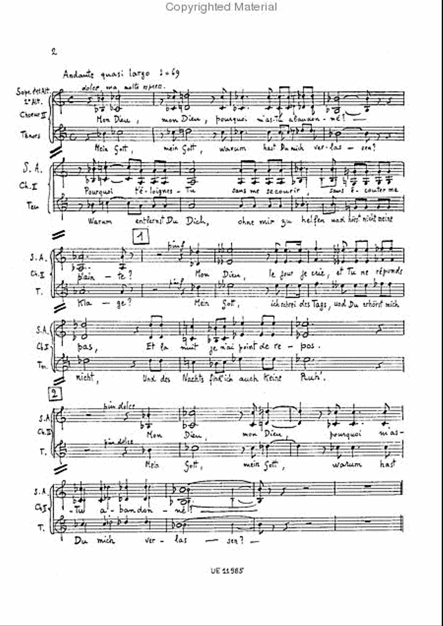 In Terra Pax, Ch. Sc. (Ger/Fre School and Community scores gallery preview page 3