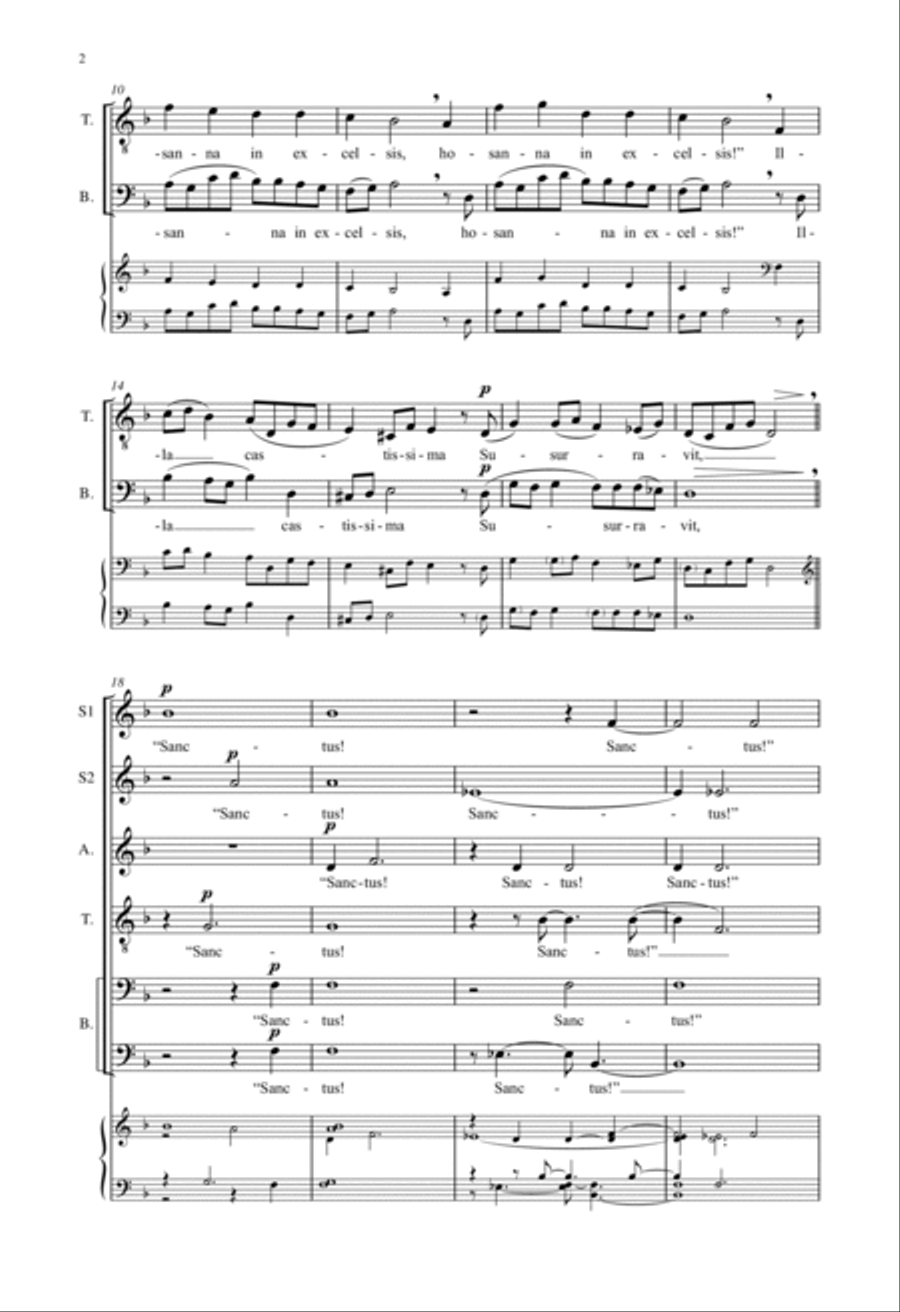 Sainte-Chapelle SSAATTBB scores gallery preview page 2