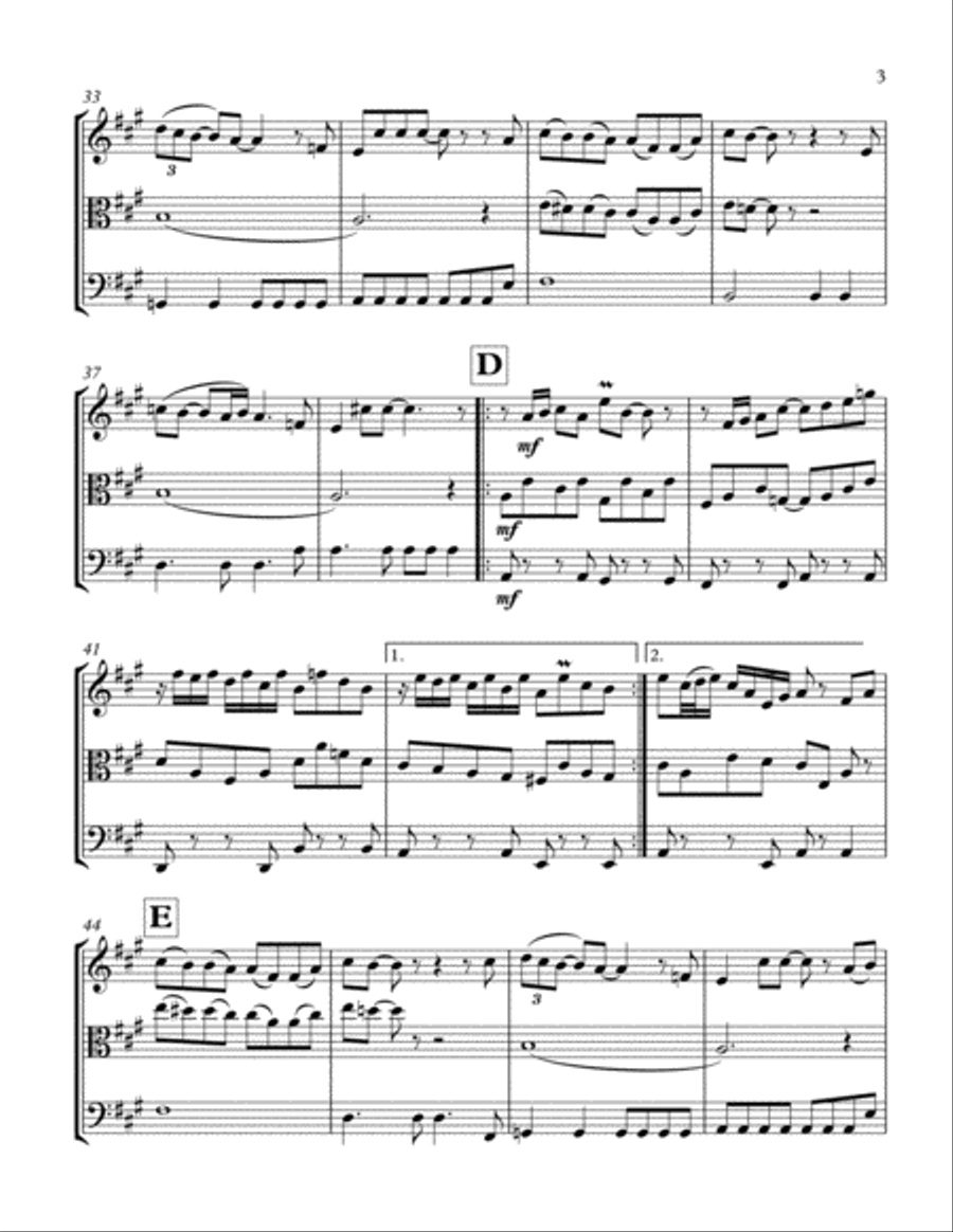In My Life String Trio scores gallery preview page 4