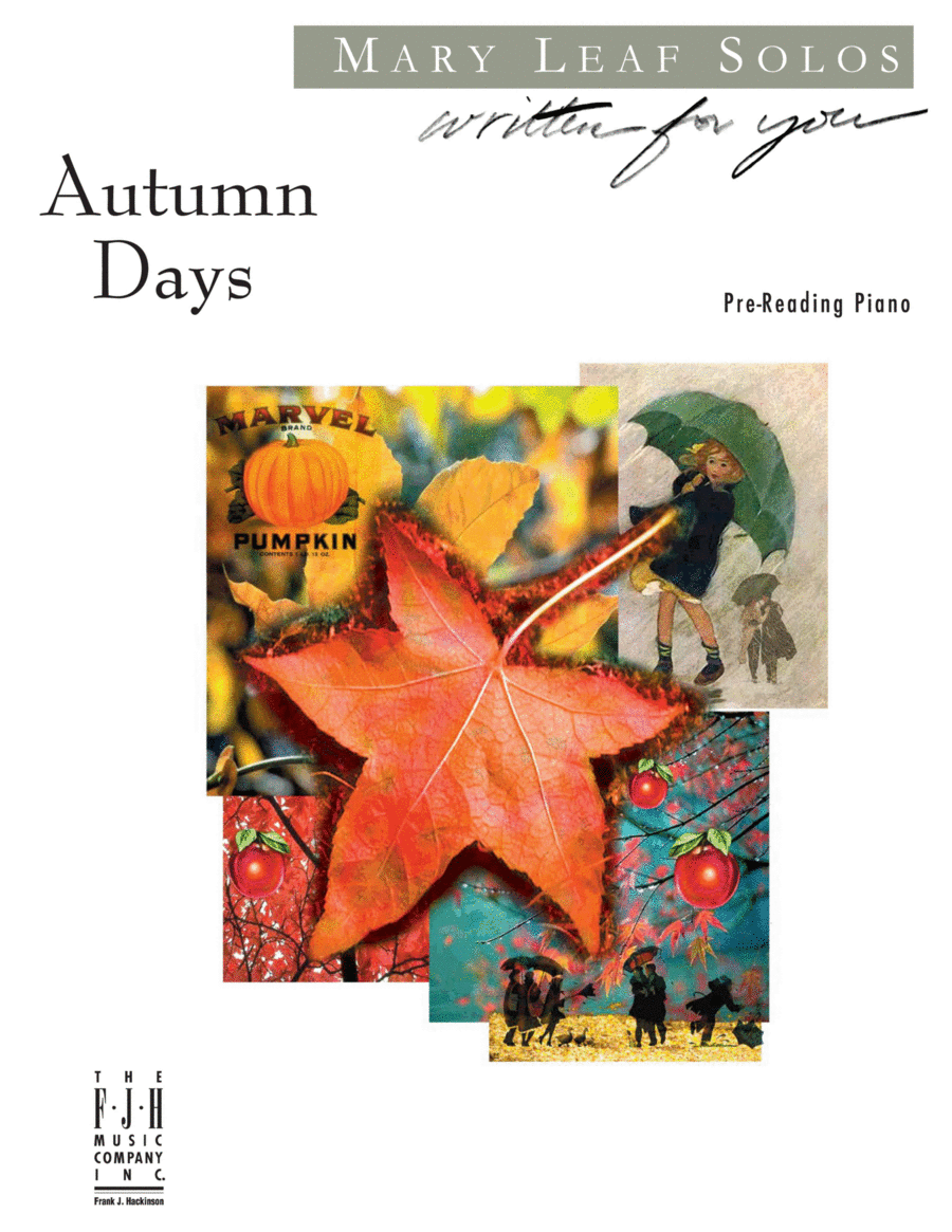 Autumn Days Easy Piano scores gallery preview page 1