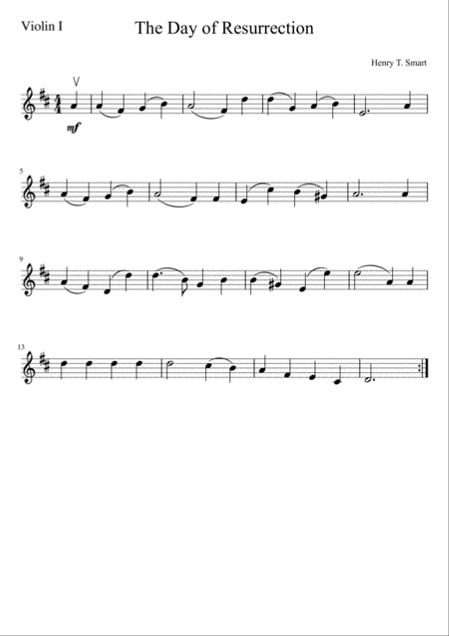 The Day of Resurrection String Quartet scores gallery preview page 3