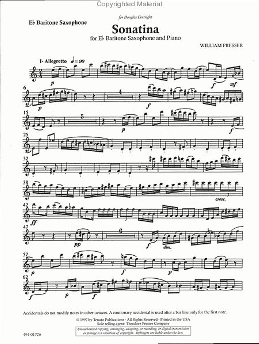 Sonatina Sonatina Chamber Music scores gallery preview page 2