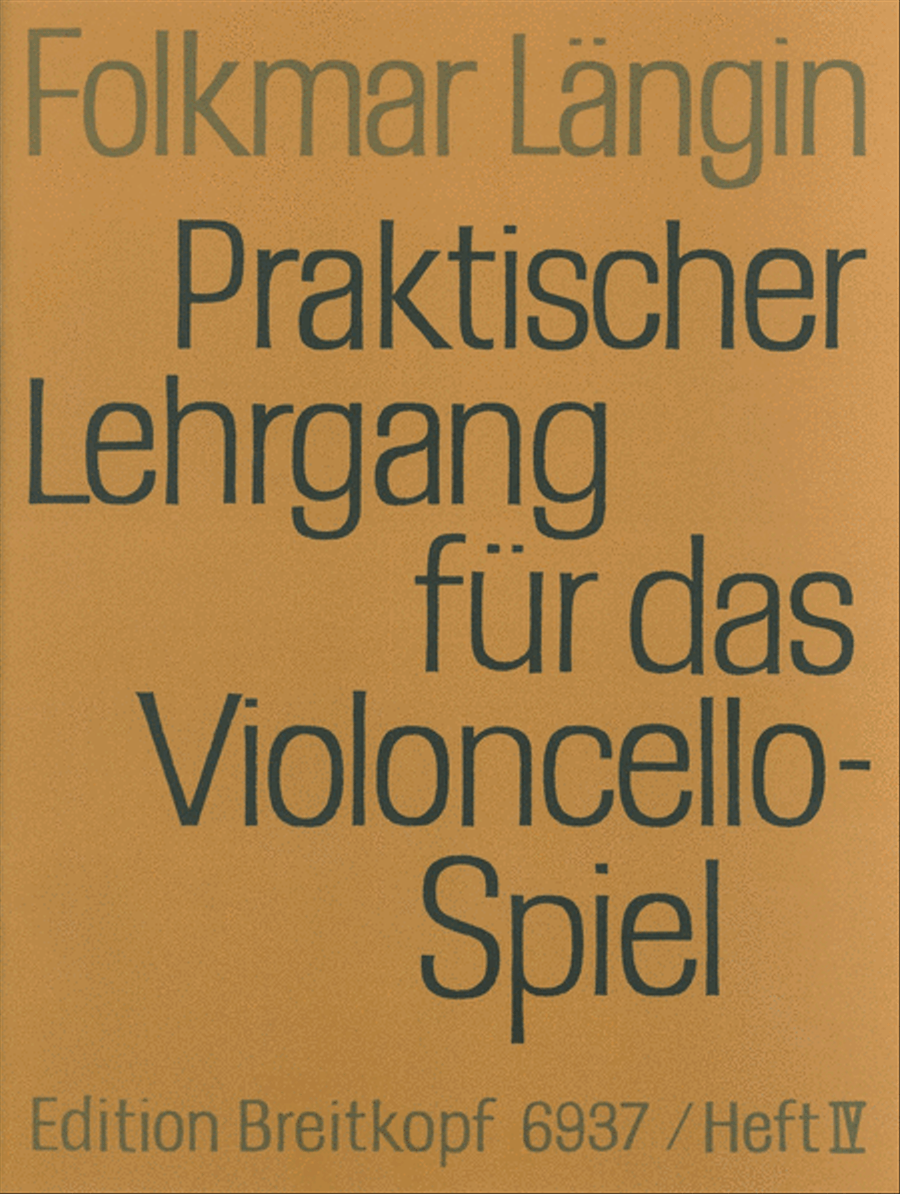 Praktischer Lehrgang für das Violoncellospiel Cello Solo scores gallery preview page 1
