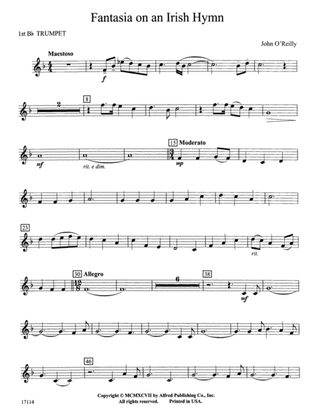 Fantasia on an Irish Hymn: 1st B-flat Trumpet