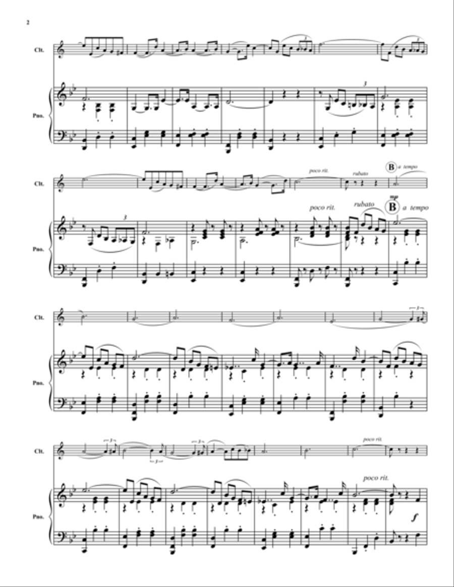Liebesfreud (Love's Joy) Clarinet Solo scores gallery preview page 3
