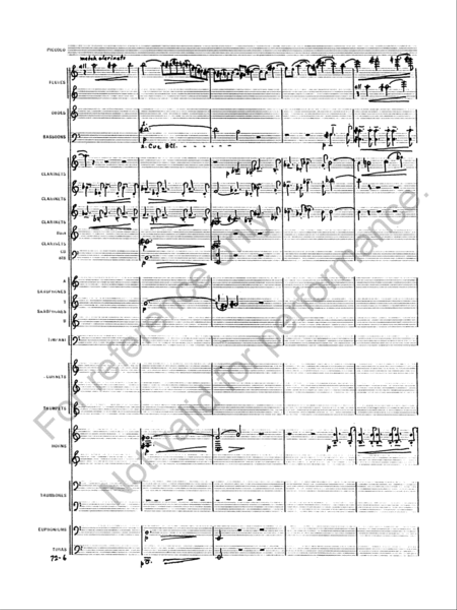 Symphony No. 1 Concert Band scores gallery preview page 9