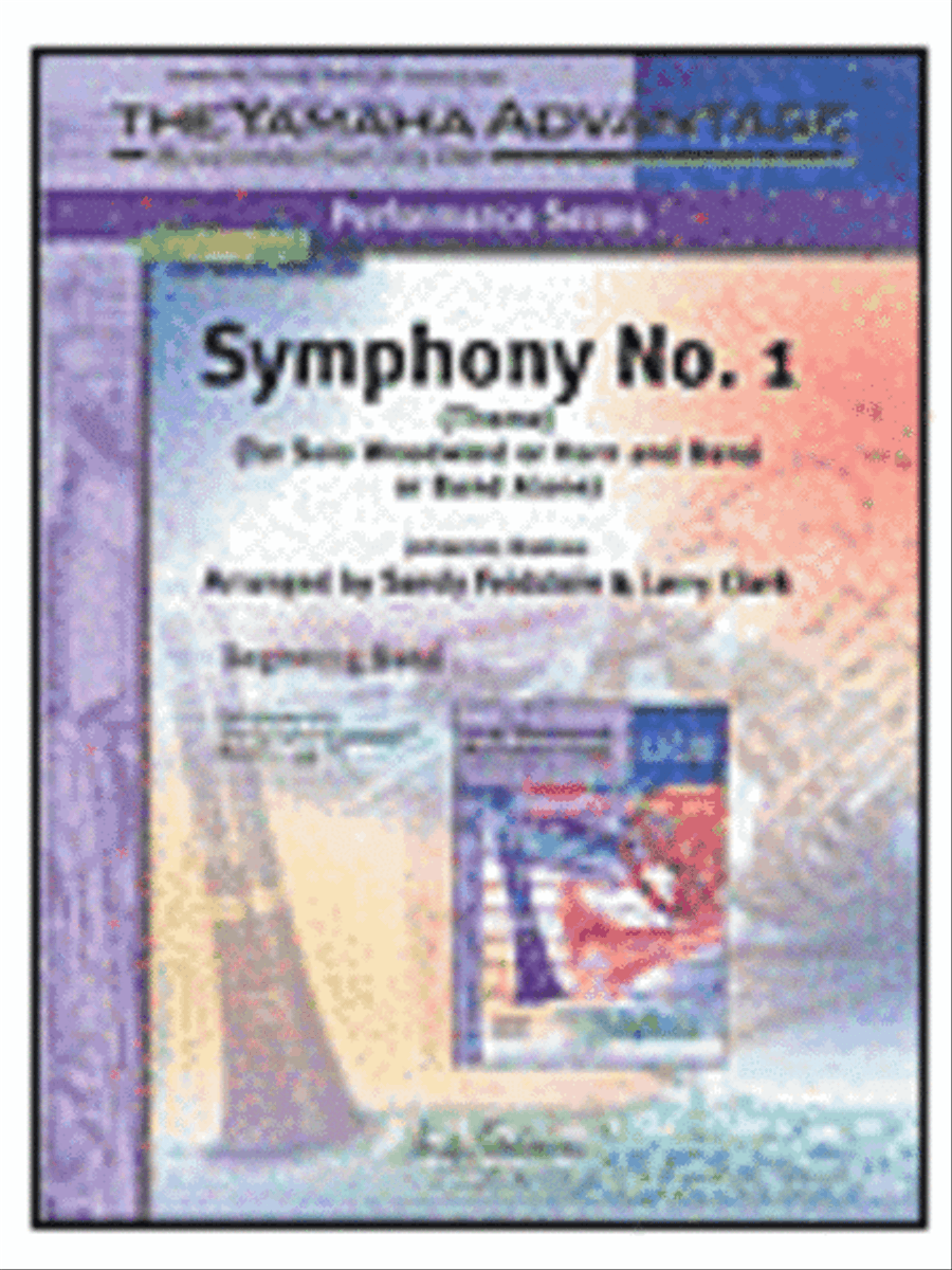 Symphony No. 1 Theme Symphony No. 1 Theme Concert Band scores gallery preview page 1