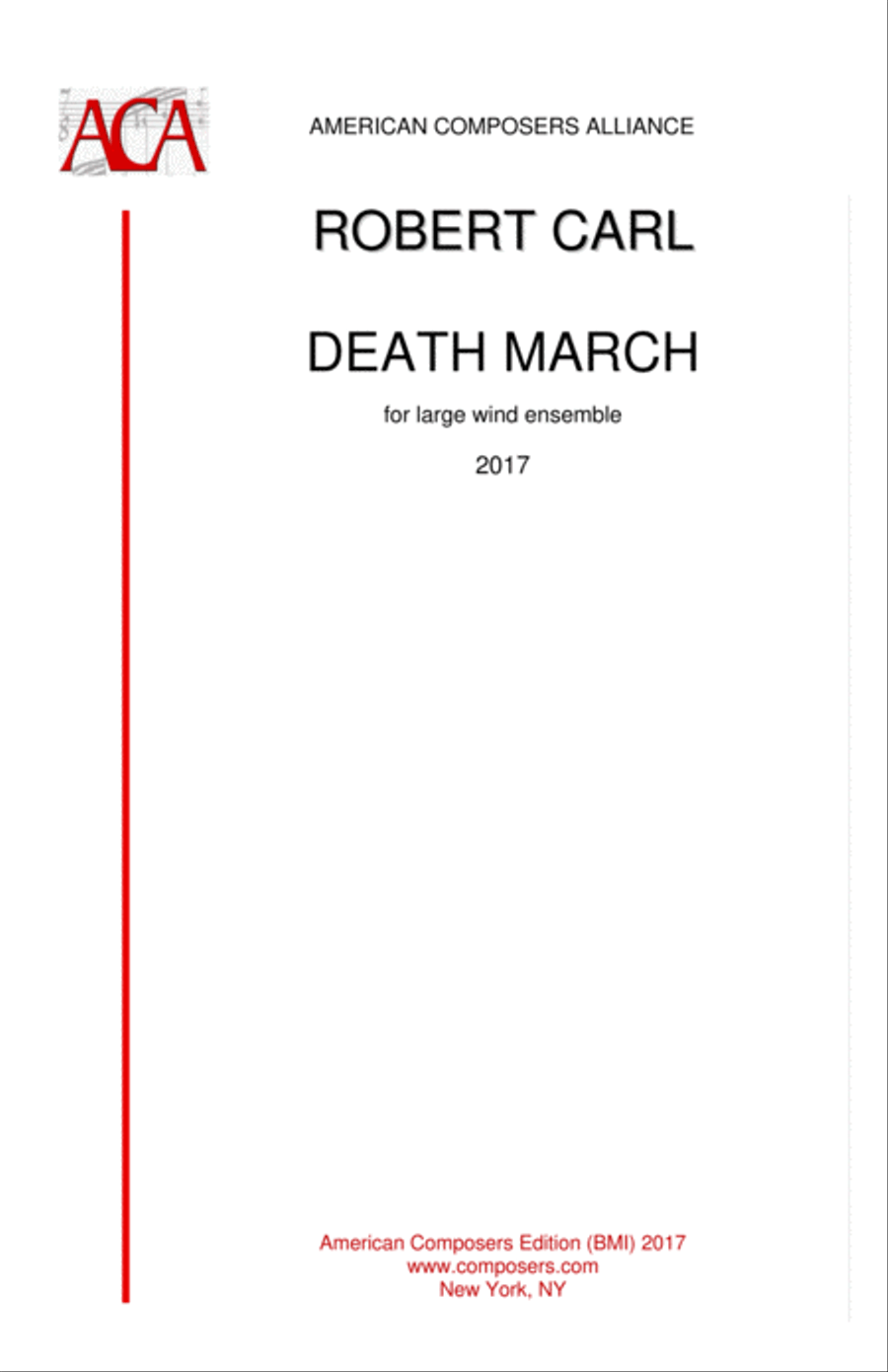 [Carl] Death March Concert Band scores gallery preview page 1