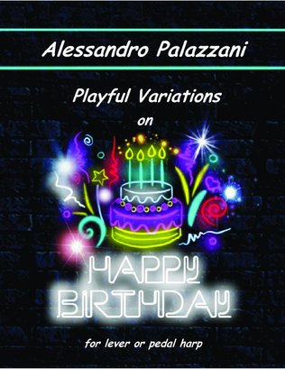 Book cover for Playful Variations on Happy Birthday