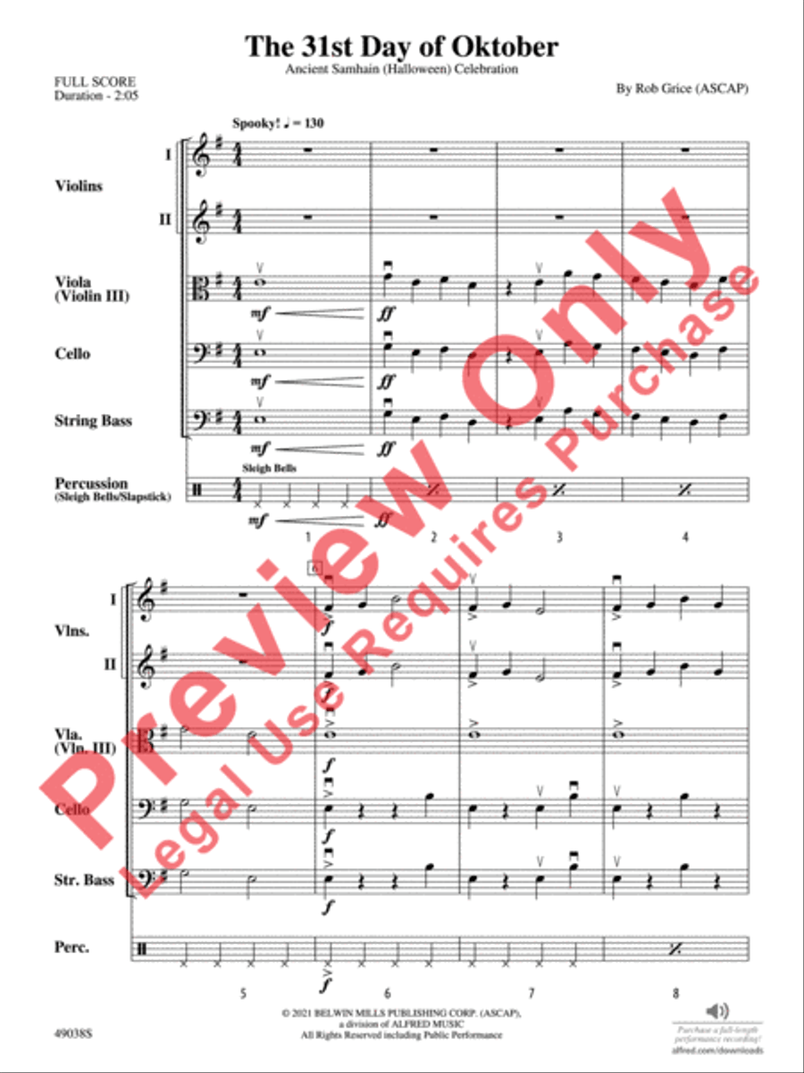 The 31st Day of Oktober The 31st Day of Oktober String Orchestra scores gallery preview page 4