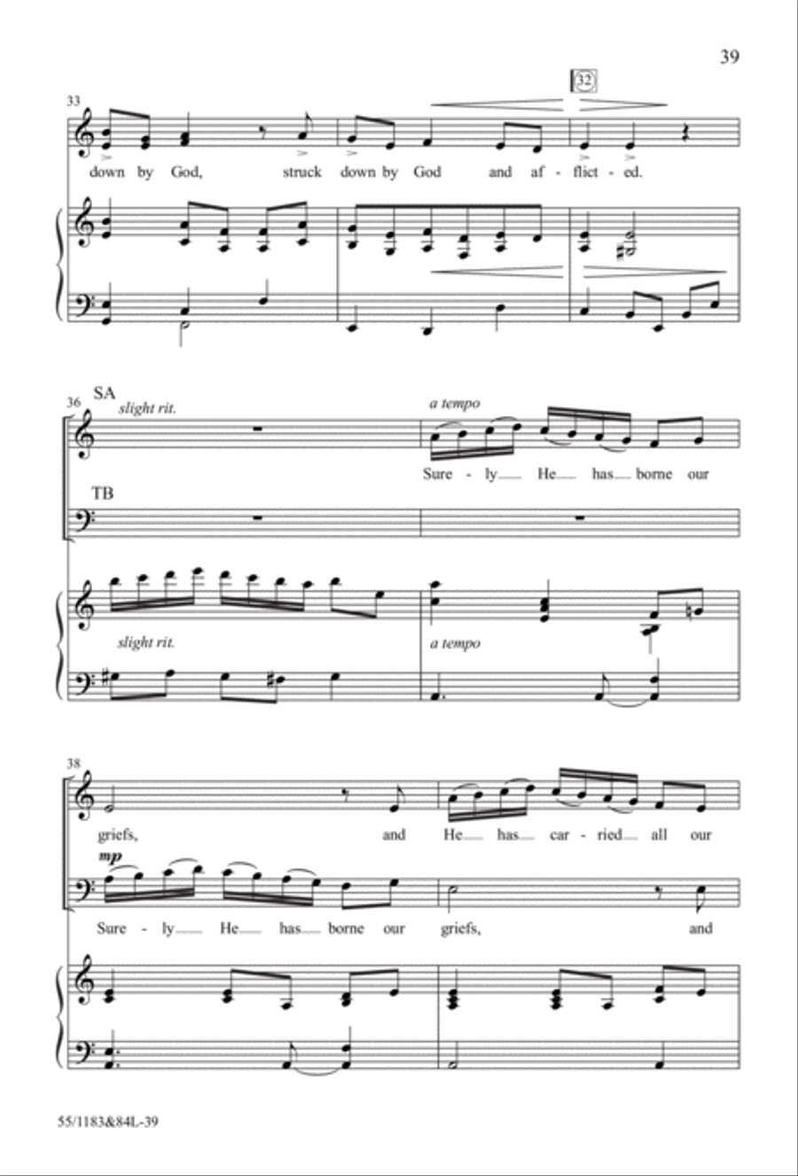 Come to the Cross and Remember 4-Part scores gallery preview page 26