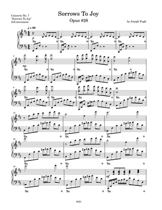 Concerto #7 Opus #28 In D Major (Sorrows To Joy)