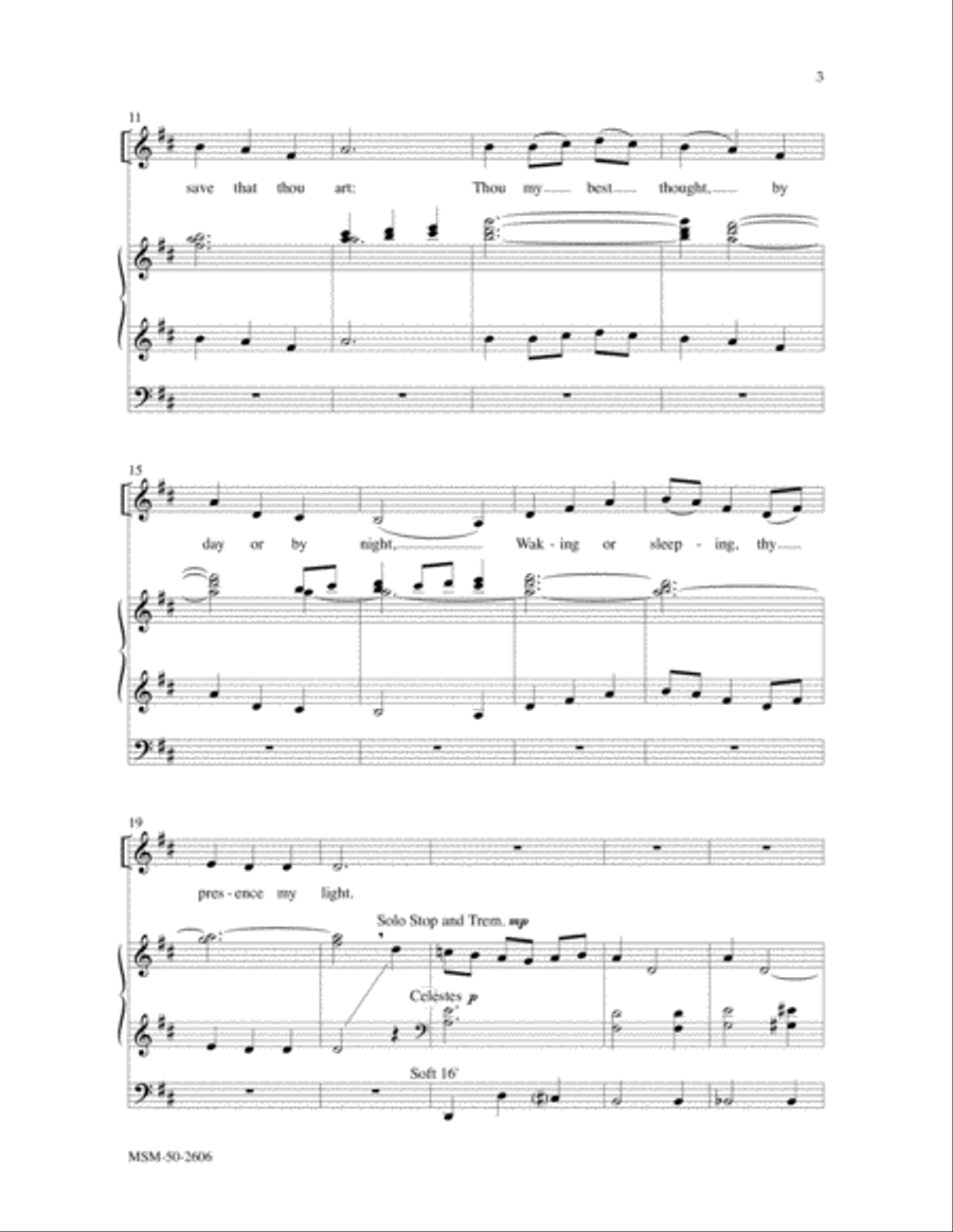 Be Thou My Vision 4-Part scores gallery preview page 3