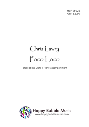 Poco Loco - for Low Brass [Bass Clef] & Piano (from Scenes from a Parisian Cafe)