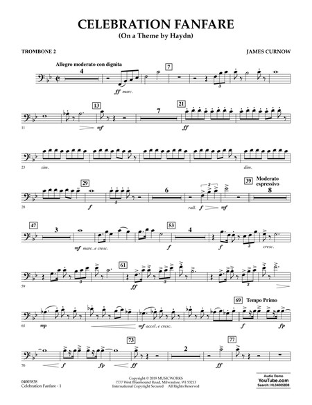 Celebration Fanfare (On a Theme by Haydn) - Trombone 2