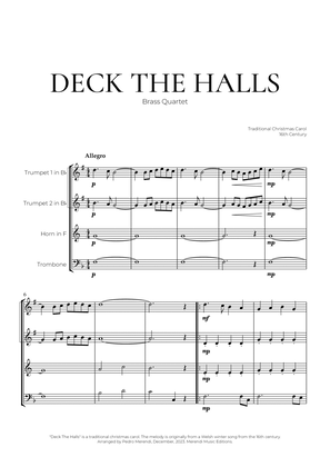 Deck The Halls (Brass Quartet) - Christmas Carol