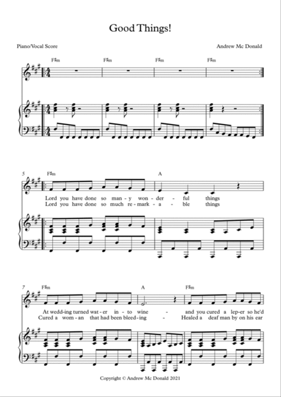 Good Things! Voice scores gallery preview page 2