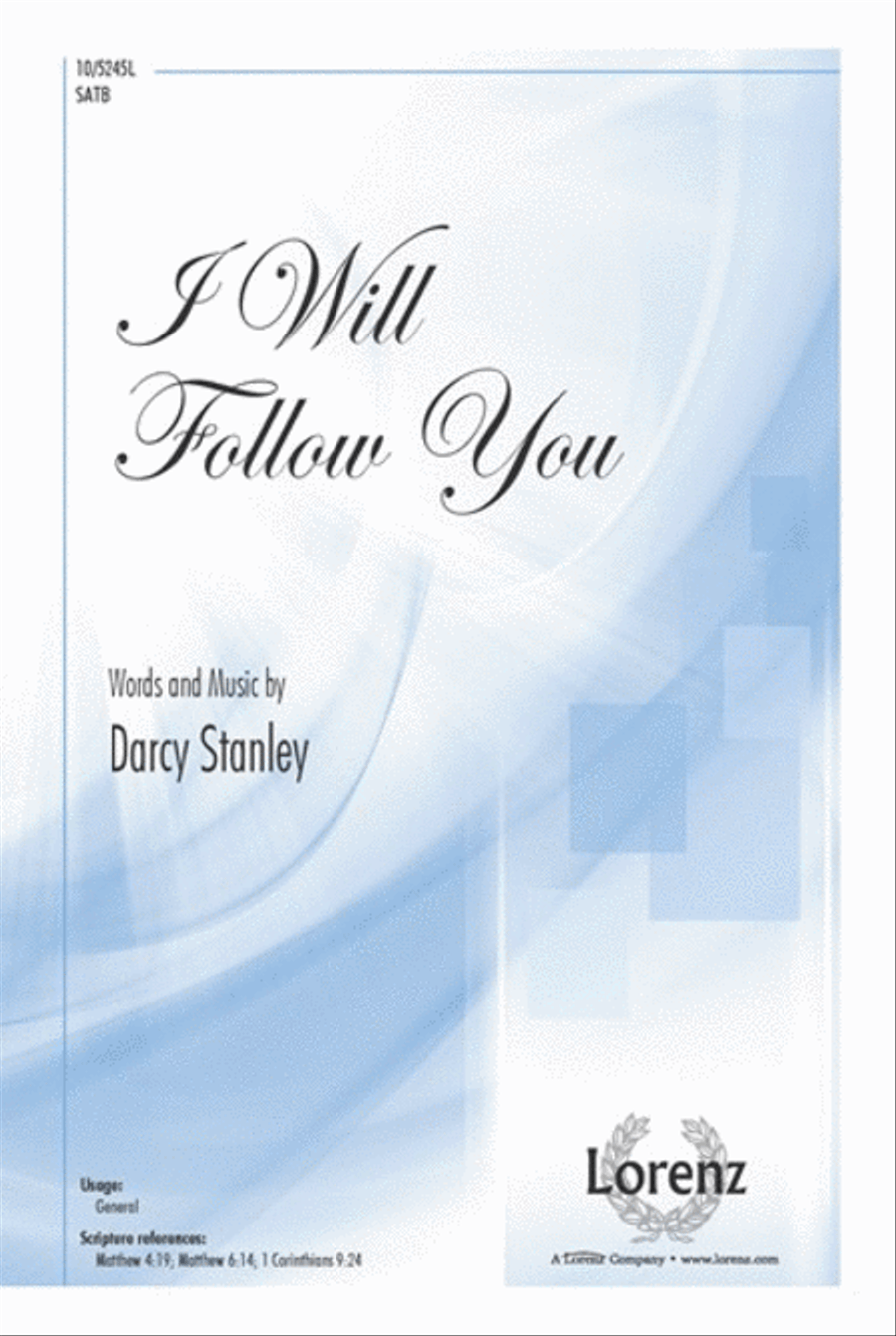 I Will Follow You 4-Part scores gallery preview page 1