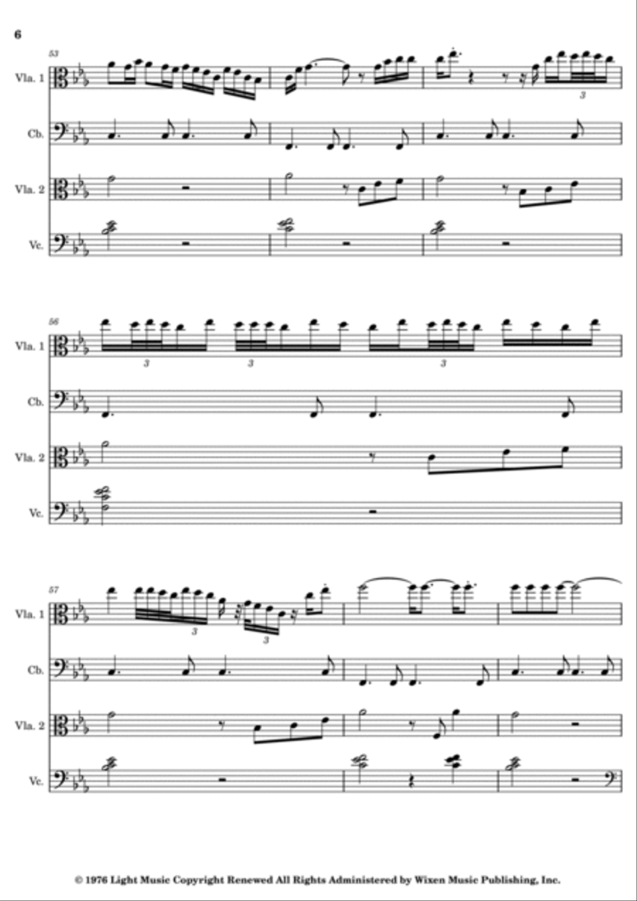 Europa Europa String Quartet scores gallery preview page 6