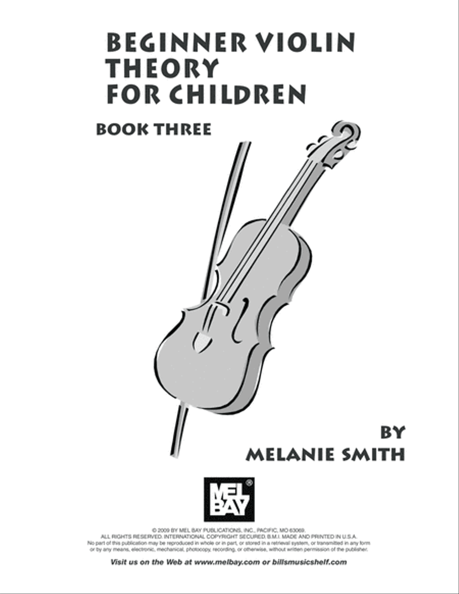 Beginner Violin Theory for Children, Book Three Violin Solo scores gallery preview page 7