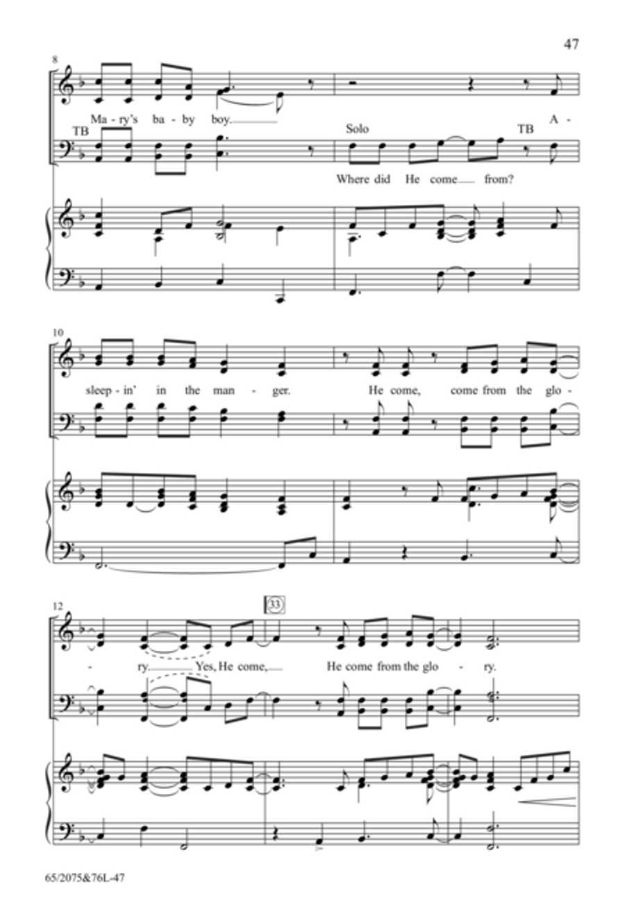 Morning Star - SATB Score with Performance CD 4-Part scores gallery preview page 20