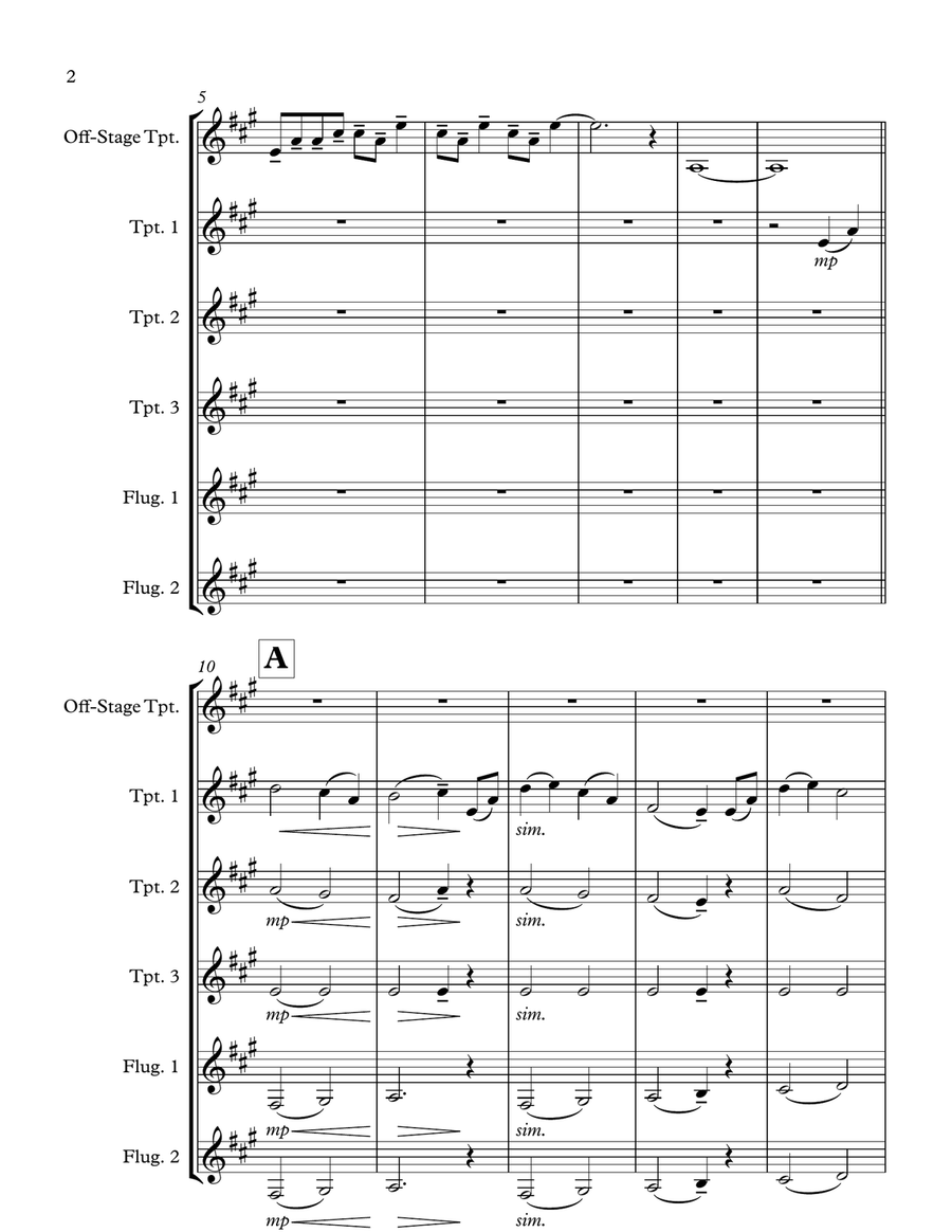 Main Title - Apollo 13 Brass Ensemble scores gallery preview page 2
