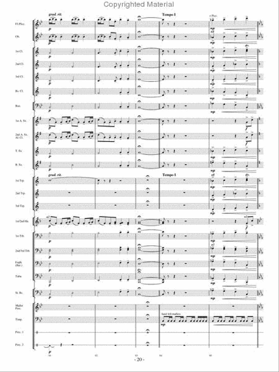 Make A Joyful Noise Concert Band scores gallery preview page 19