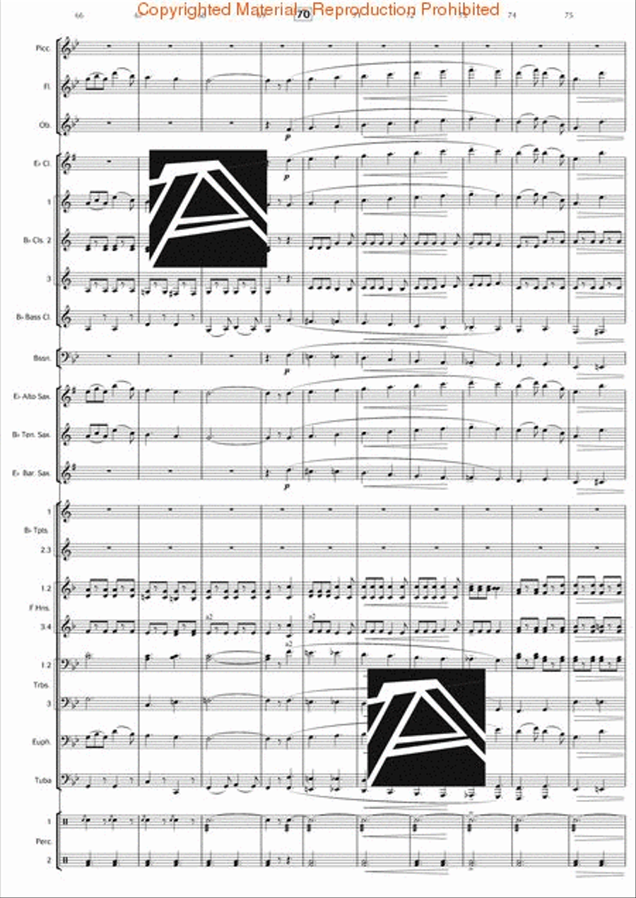 The Wind in the Willows Concert Band scores gallery preview page 9
